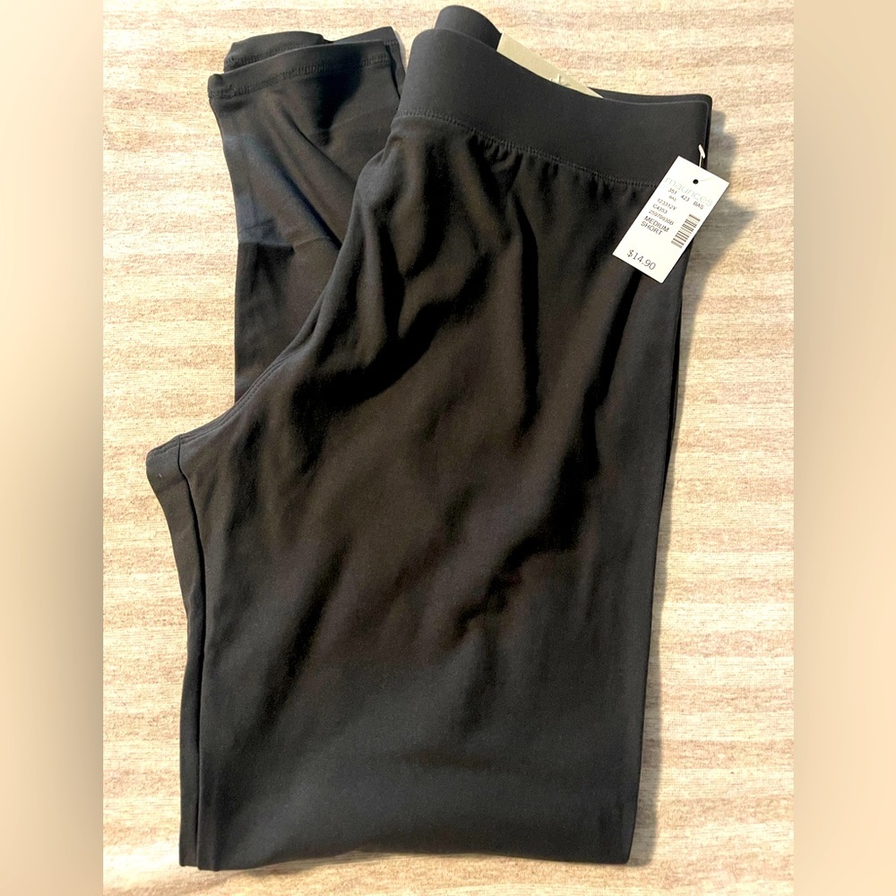 Black high rise ultra soft leggings